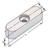 Passfeder 6x6x25 für Kombidorn  D= 22 mm – Bild 2