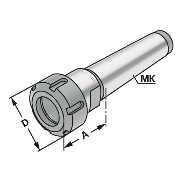 Spannfutter MK 3-2/16-56 ER25 – Bild 2