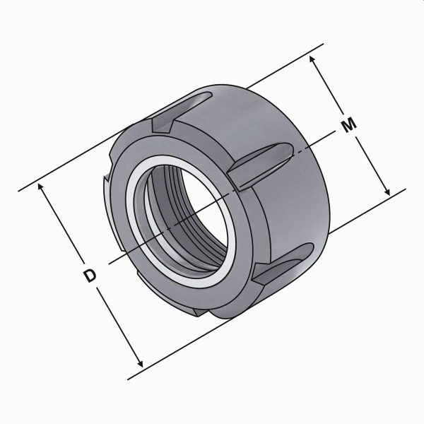 Spannmuttern ER40 <br /> 3-26 <br /> gleitgelagert – Bild 2