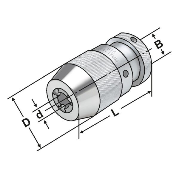 Bohrfutter 0,5/13 - B 16 – Bild 2