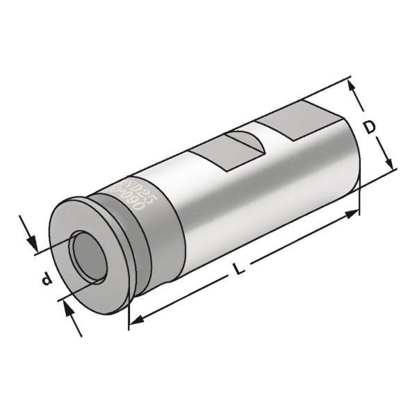 Gewindebohrer-Spannhülsen D=32 <br /> 9 x 7 – Bild 2