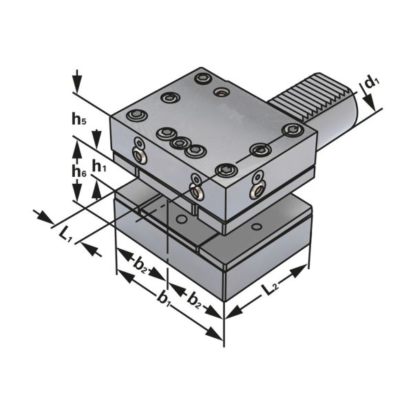 Vierkant-Mehrfach-Aufnahme Form D1 30-20-60 – Bild 2