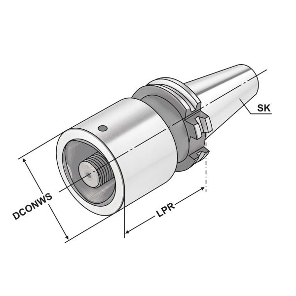 Reduzierhülse SK 40 - PSK 40 - 40 DIN 69871 AD – Bild 2