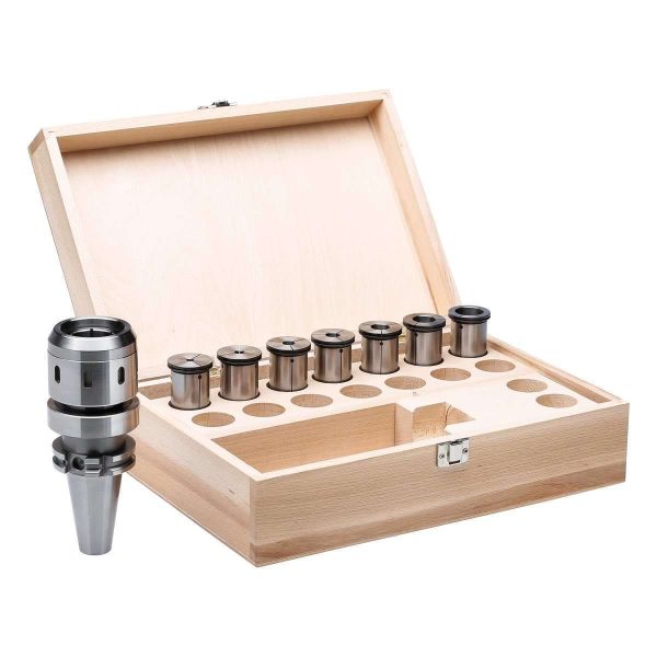 Hochleistungs-Kraftspannfutter SK 40-20-90 DIN 69871 AD/B System HKS im Holzkasten | cnctools.ch