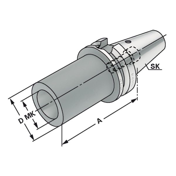 Fräserhülse BT 40-1-50  MAS/BT – Bild 2