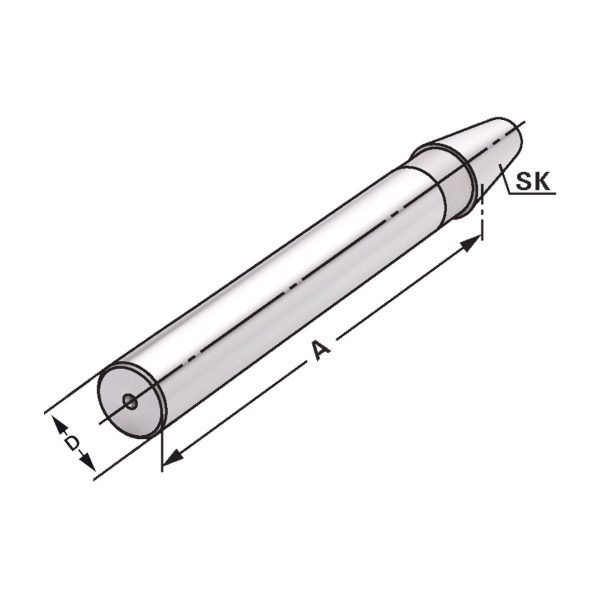 Kontrolldorn BT 40-40-300 MAS/BT – Bild 2