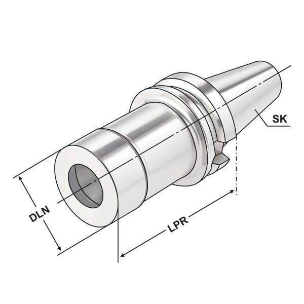 Präz.-Spannfutter BT 40-2/20-150 ER32 MAS/BT – Bild 2