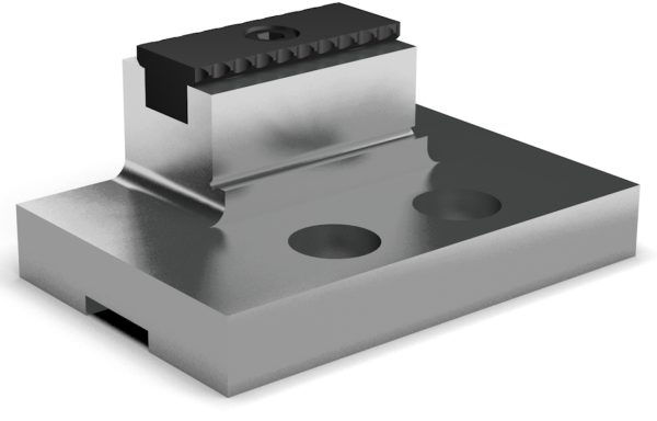 Kohn Aufsatz Stufenbacke mit Grip Einsatz für ZSS 65 schmale Stufe | Cnctools.ch