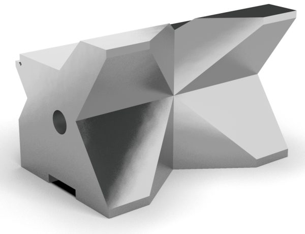 Kohn Prismenbacke (horizontal und vertikal) für 5-Achsen | Cnctools.ch